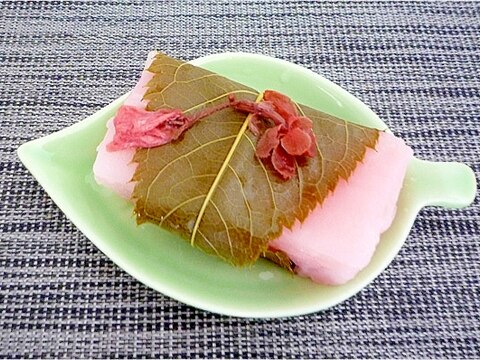 電子レンジで簡単 桜ういろう